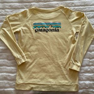 yellow patagonia long sleeve